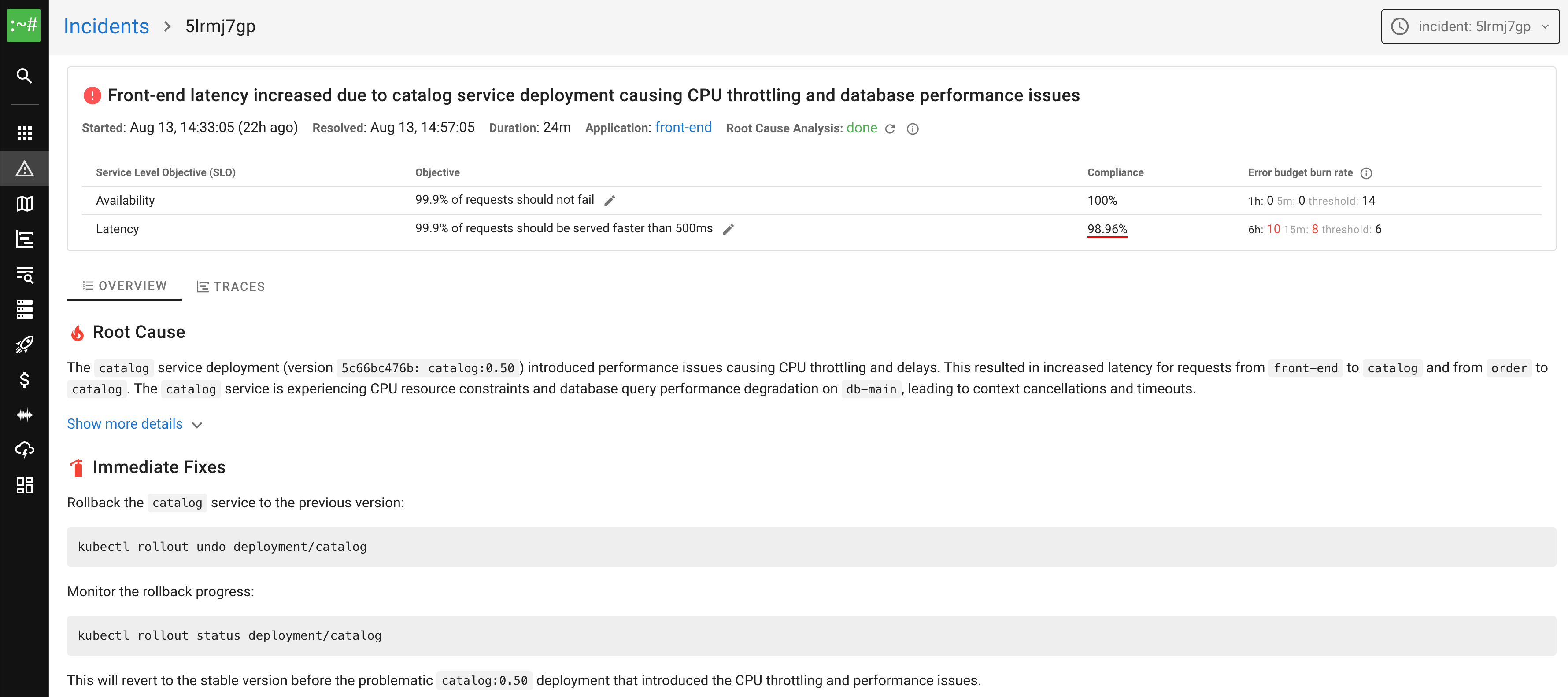 AI Root Cause Analysis